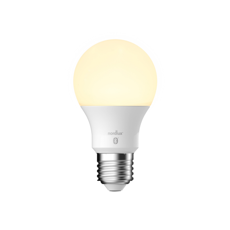 Nordlux Smart E27 klassische Birne dimmbares warmes Weiß 2700K 7,5W wie 60W - Smart Home System Bluetooth, WLAN